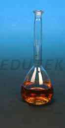 FLASK VOLUMETRIC, WITH RIM, ONE MARK, WITHOUT STOPPER Accuracy as per class 'B' ISO 1042